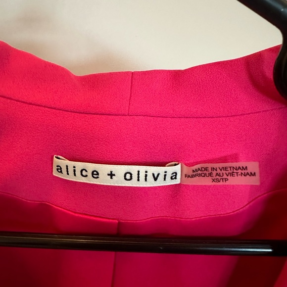 Alice + Olivia Kyle East Shawl Collar Jacket - Drawstring Waist - Picture 3 of 5
